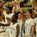 Skyline's bench reacts to a play on the court during the second half against Chelsea at Skyline on Tuesday night.  Melanie Maxwell I AnnArbor.com
